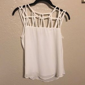 Naked zebra white blouse. Size small